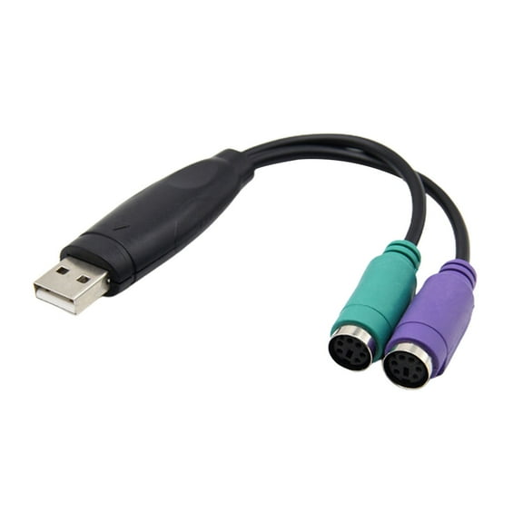 RANMEI Newest Usb To Ps/2 Adapter Adapter Convertor 15 Cm 1Pc 2.0 (Mb/S) A185