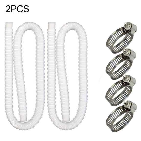 RANMEI Pool Hose Leakproof Flexible Above Ground-Pool Pump Replacement-Hose With Clips