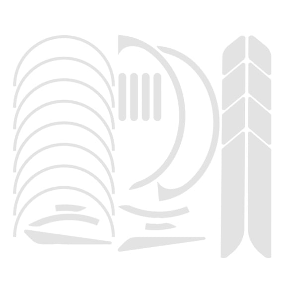 RANMEI Reflective Decals For Scooters Electric Scooter Reflective Stickers Bright Color Scooter Body Decoration For Ninebot Max G30