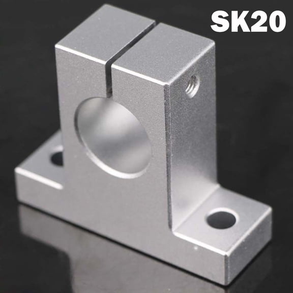 RANMEI Sk8/10/12/13/16/20 Bearing Aluminum Cnc Linear Rail Shaft Guide Support Bracket