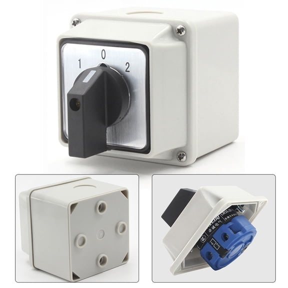 RANMEI Switch Changeover Switch Universal 20A 380V Electrical Rotary Changeover