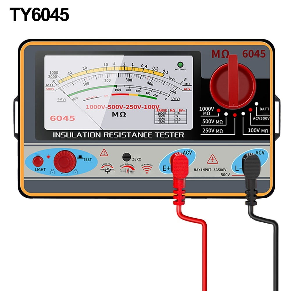 RANMEI TY6017/TY6018/TY6045 Insulation Resistance Meter Ohmmeter Megger Tester
