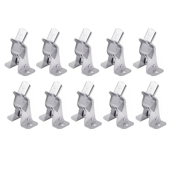 RANMEI Tool Clips Hook Set Of 10 For Wall Mounting Shovels And Cleaning Equipment