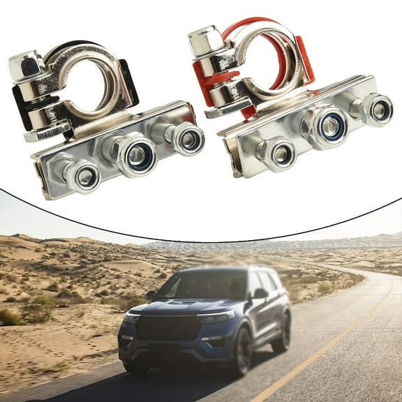 RANMEI Top Post Heavy Duty Car Battery Terminals With Quick Installation 2Pcs