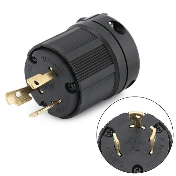 RANMEI Twist-Lock Plug Quick And Simple Installation For Nema 30P Locking Plug With 3 Pole 3 Wire Configuration 250V