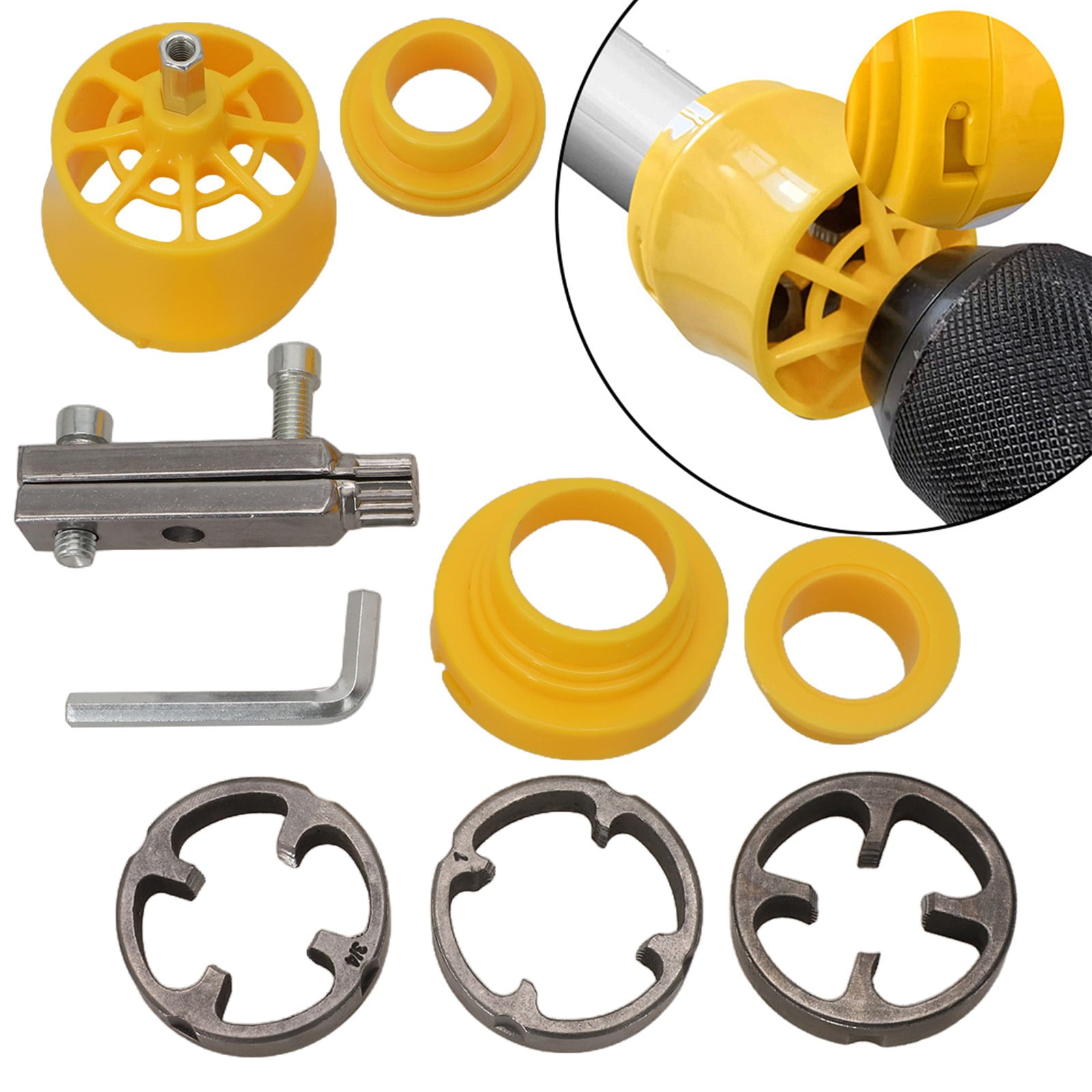 RANMEI Versatile Faucet Angle Valve Wire Extractor & Pvc Pipe Threader ...