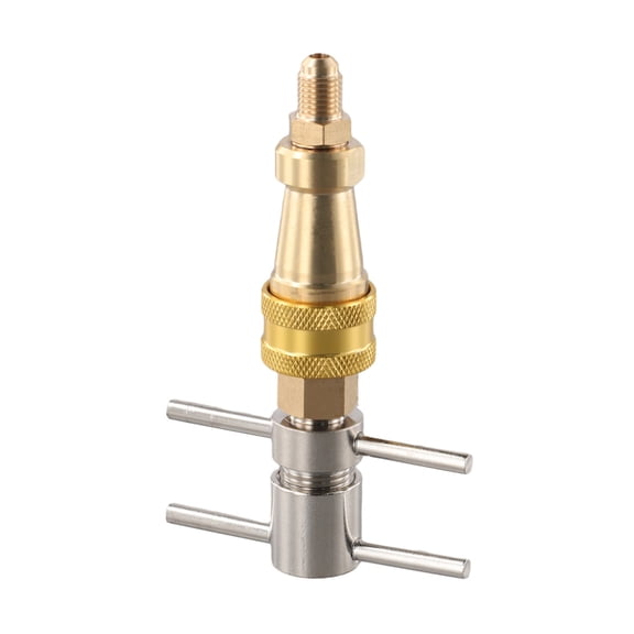 RANMEI Washer 1/4 Inch Refrigerator Quick Coupling Brass Washer Quick Connect For Adding Fluoride To Refrigerators And Freezers