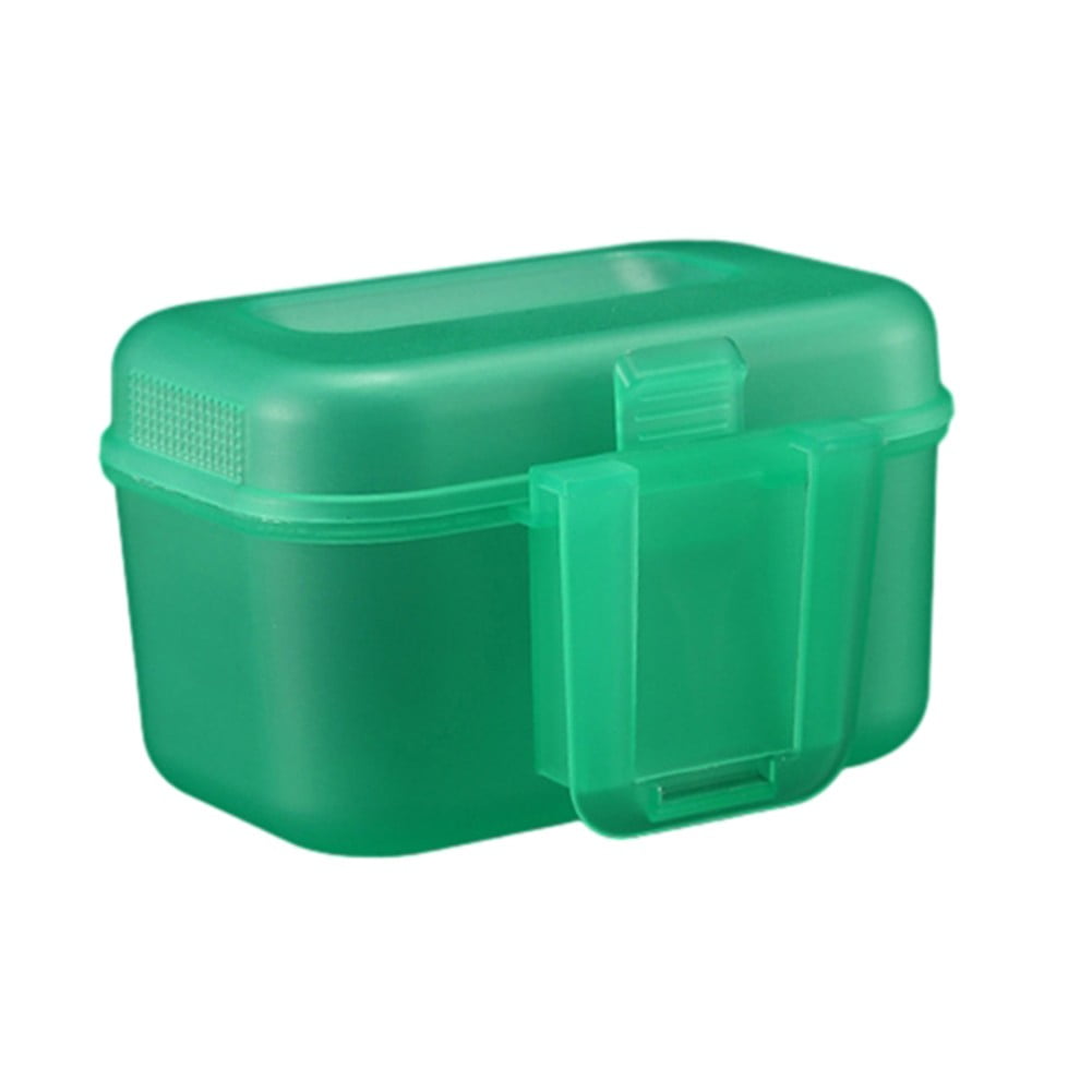 RANMEI Worm Container Fishing Bait Box Lure Case Baits Container Red