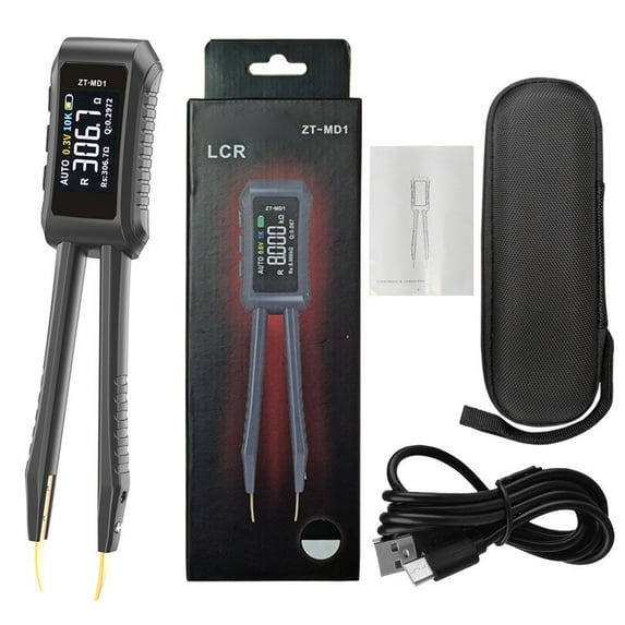 RANMEI Zt-Md1 Digital Multimeter Intelligent Tester Lcr Test Bridge For Smd Resistors And Inductors Digital Tweezers Tester Versatile