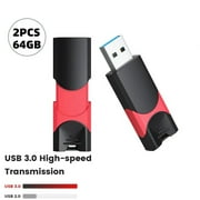 RAOYI 2 Pack 64GB USB 3.0 Flash Drives Thumb Drive Bulk Memory Stick for PC Data Storage