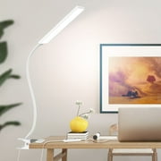 Selfie Light,RAOYI Clip on Lamp LED 3 Color Modes Eye-Friendly Light with USB Port 360 Flexible Adjustable Neck,White