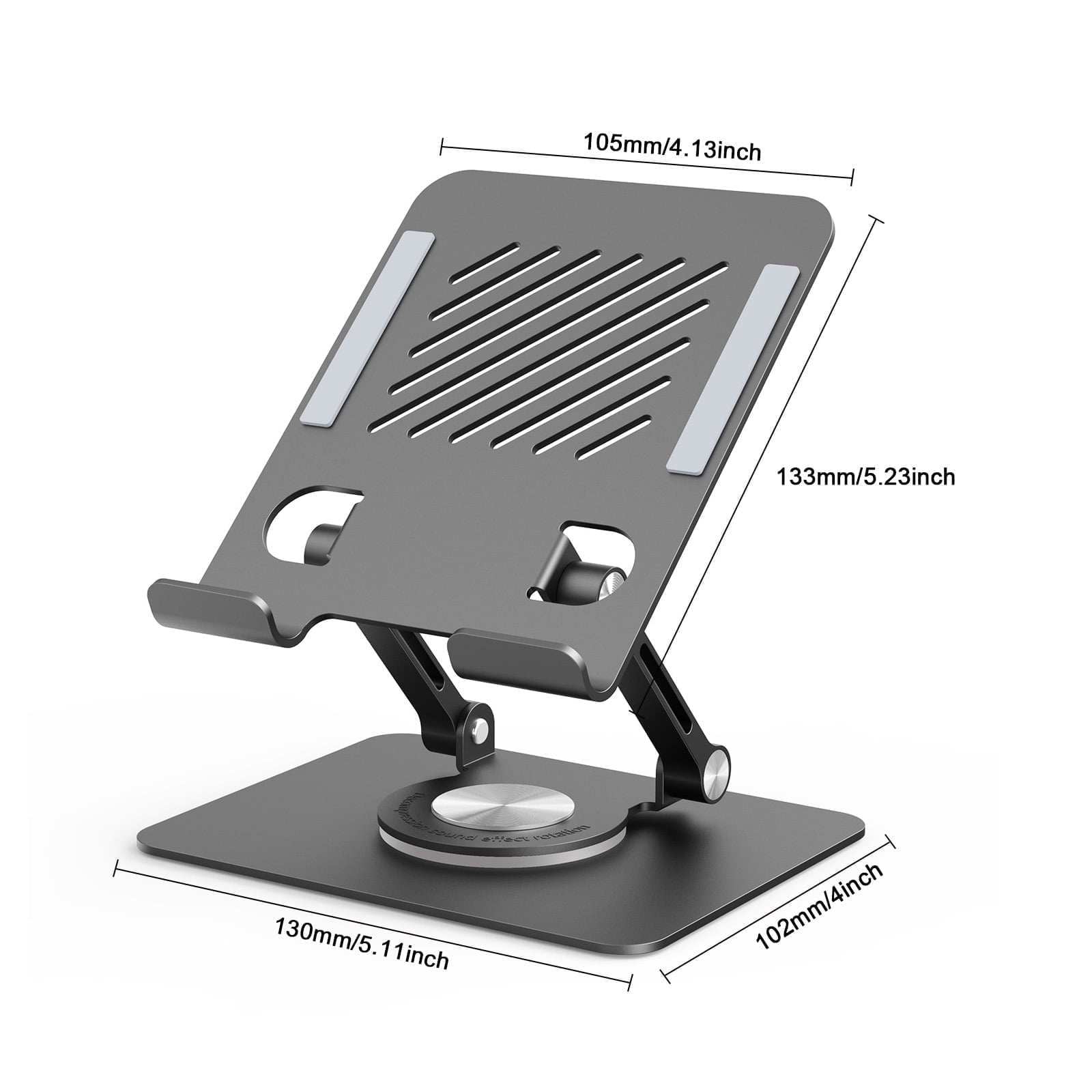 RAOYI, Tablet Stand for Desk, Adjustable and Foldable up to 13 ...