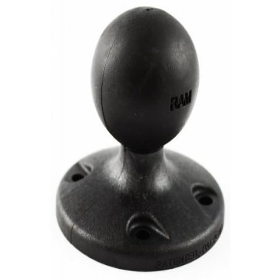 Ram Mount 2.5-Inch Diameter Base with 1 1/2-Inch Ball, Black