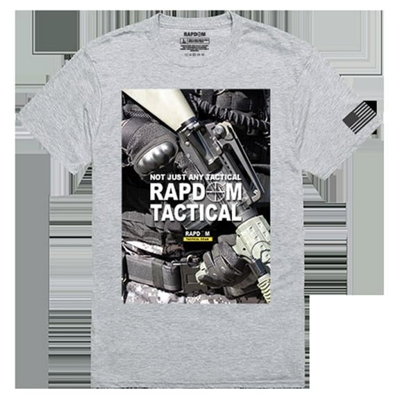 RAPDOM 2 Tactical Graphics Tee - Heather Grey - 2X