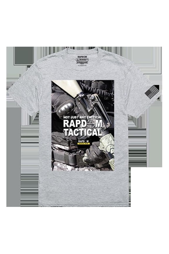 RAPDOM 2 Tactical Graphics Tee - Heather Grey - 2X