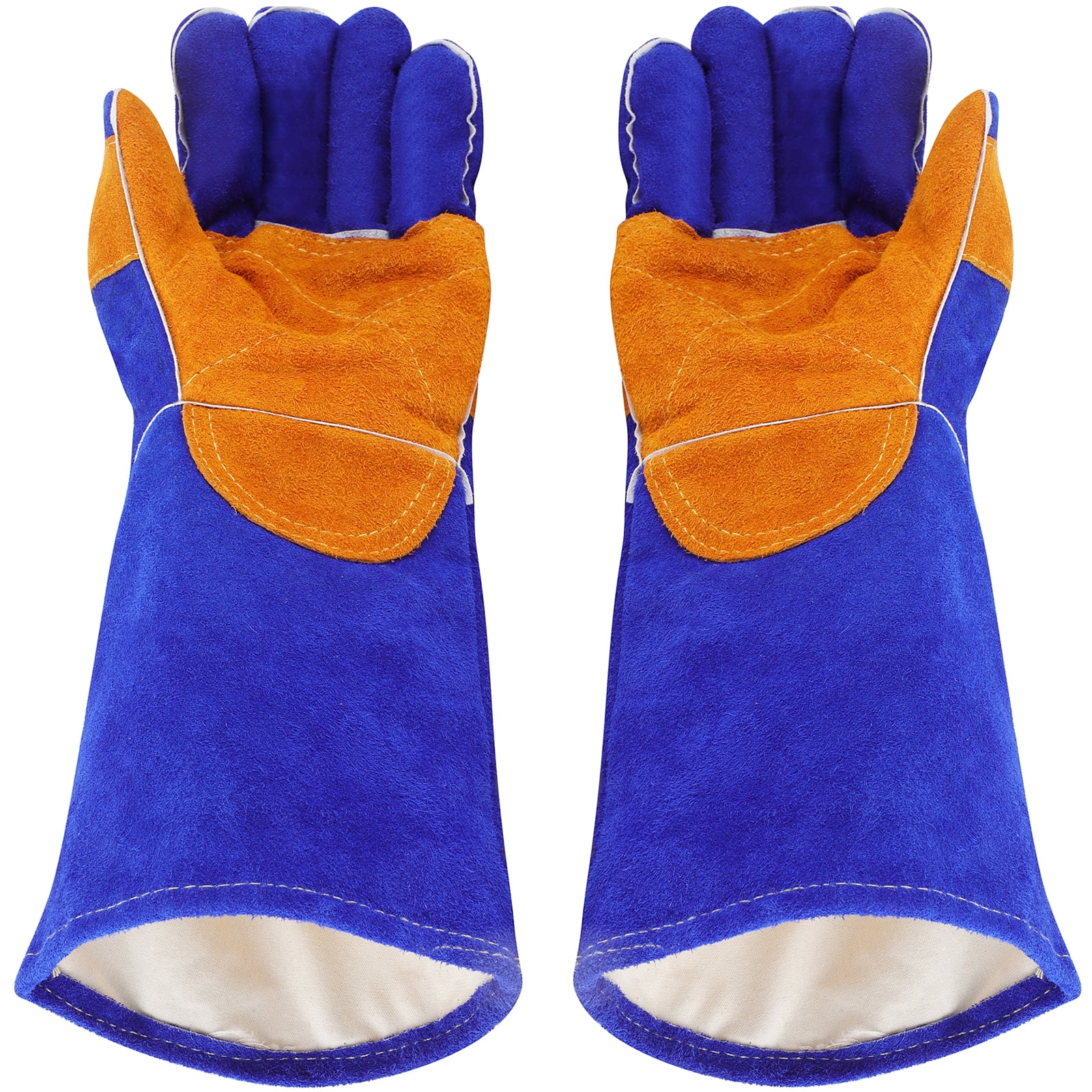 Gants De Soudage 14 Pouces 932℉ Cuir Forge/Mig/Stick Gants De Soudage 14 Pouces 932%84%89 Cuir Forge Mig Stick 376278618392