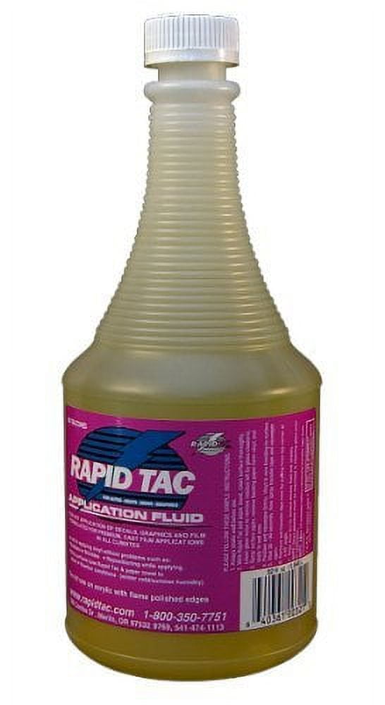 RAPID TAC Application fluid for Vinyl Wraps Decals Stickers 32oz Sprayer