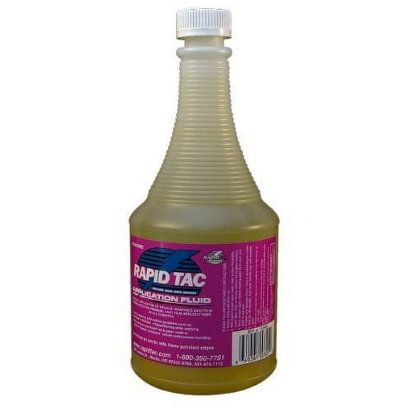 RAPID TAC Application fluid for Vinyl Wraps Decals Stickers 32oz Sprayer