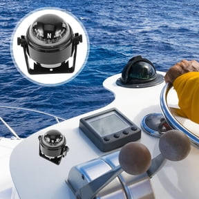 RAPOBRIX 1Pcs Boat Compasses for Marine Use and Camping Trips with Round Shape