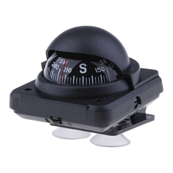 RAPOBRIX 1x Marine Boat Compass with Mount Kit For Caravan Tools Sailing U3B6 Truck
