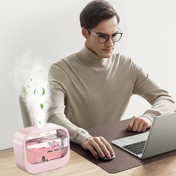 RAPOBRIX 250ml Aromatherapy Diffuser Humidifier - Color Changing Lights Quiet Ultrasonic Auto-Off Timer USB for Home/Bedroom