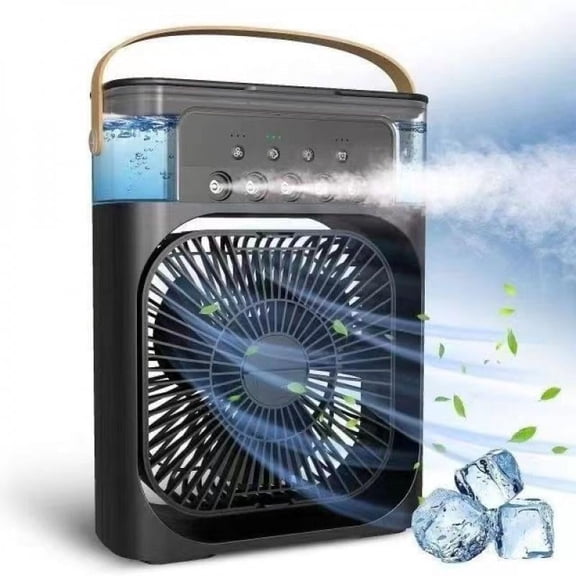 RAPOBRIX 3-in-1 Portable Air Cooler Humidifier Fan - USB Mini AC with 3 Speeds