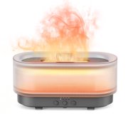 RAPOBRIX 300ml Essential Oil Diffuser for Home/Bedroom - Cool Mist Humidifier with Flame Light