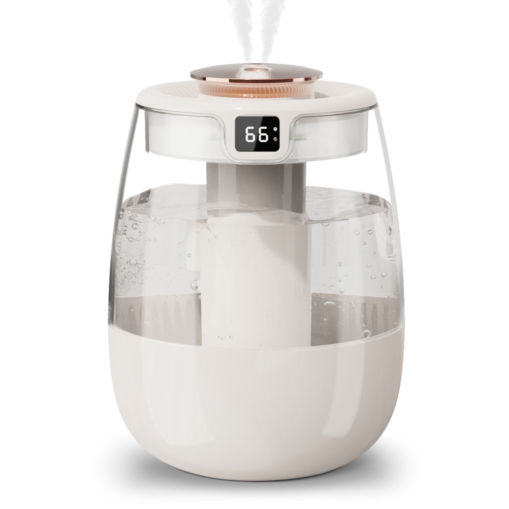 RAPOBRIX 3L Cool Mist Humidifier with 7 Cycling Colors - Top Fill for Room & Home