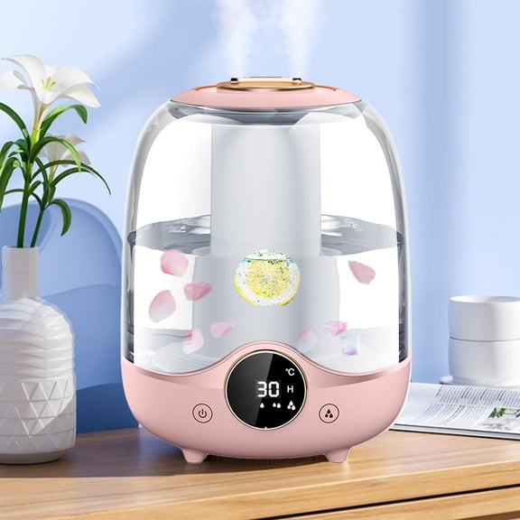 RAPOBRIX 3L Top Fill Cool Mist Humidifier - Essential Oil Diffuser for Bedroom/Family/Plants 10-Hour Runtime Colorful Light