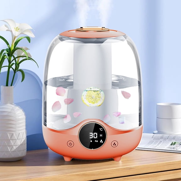 RAPOBRIX 3L Top Fill Cool Mist Humidifier - Essential Oil Diffuser for Bedroom/Family/Plants 10-Hour Runtime Colorful Light
