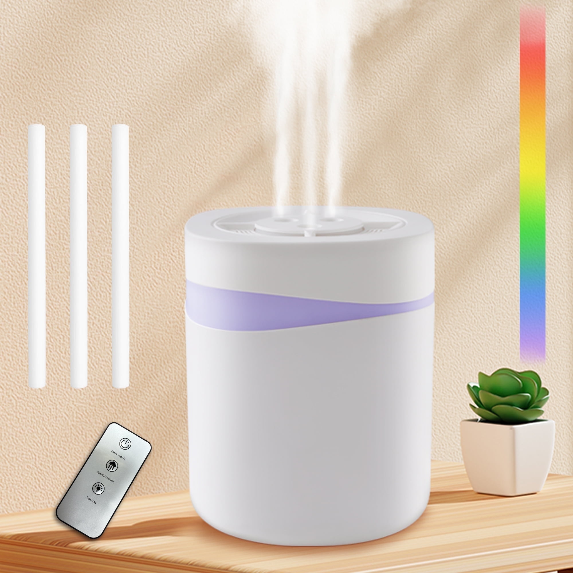 RAPOBRIX 4.5L Cool Mist Humidifier for Baby Bedroom - 20dB Quiet