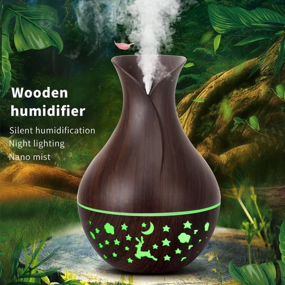 RAPOBRIX Colorful Ultrasonic Cool Mist Humidifier for Bedroom - Quiet Portable with Night Light