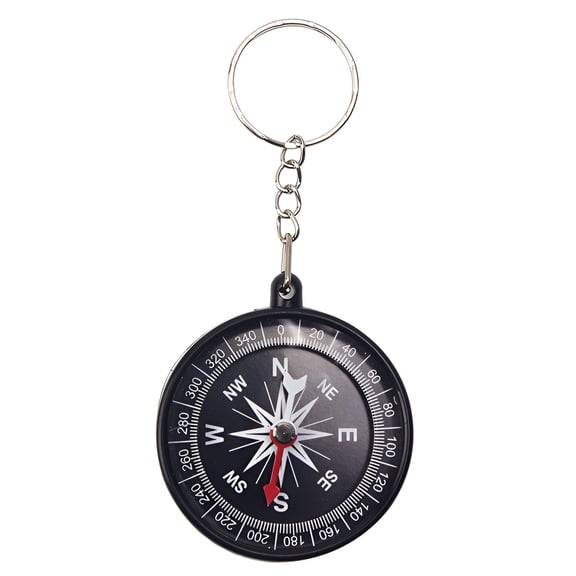 RAPOBRIX Compass Hiking Survival,Eco-Friendly Wood Compass for Kids,Easy to Carry Military Gear,Black