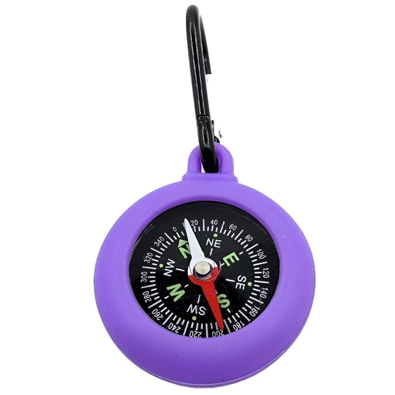 RAPOBRIX Compass Hiking Survival,Fashionable Appearance Compass for Kids,Clear Markings Military Gear,Red