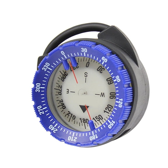 RAPOBRIX Diving Compasses with Pipe Clamp Design, Compasses Glowing Compasses Night Watertight Underwater Navigations Compasses