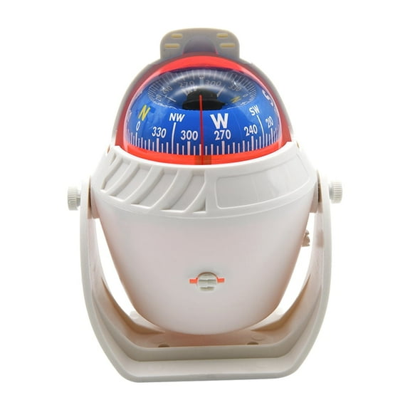 RAPOBRIX Electronic Navigation Compass Pivot Compass For Marine Marines Camping Gear With Magnetic Deflection Angle Adjustment, Used In Cars And Ships