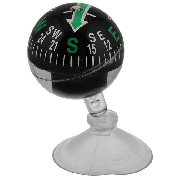 RAPOBRIX Marine Dashboard Automatic Compass Car Compass Suction Cup 7.20X3.80X3.80CM
