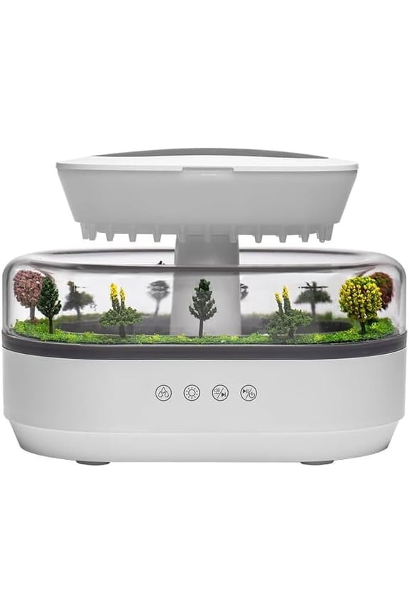Micro Landscape Raindrop Humidifier - Essential Oil Aroma Diffuser with Remote