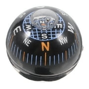 RAPOBRIX Mini Car Compass for Dashboard Ball Compass for Car Automotive Dashboard Mini Compass Plastic Ball Compass for Kids Hiking and Motorcycle Black