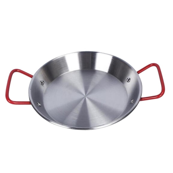 RAPOBRIX Stainless Steel Microwave Oven Pot Nonstick Egg Frying Pancake Frying Pan Pot 28cm