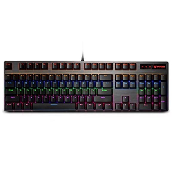 RAPOO V500 Pro Backlit Mechanical Gaming Keyboard - Spill Resistant, Metal Cover, Ideal for Entry Level Gamers