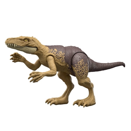 Jurassic World Rebirth Strike Attack Herrerasaurus Dinosaur Toy, Single Strike Action, & Posable