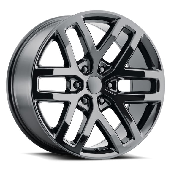 RAPTR Custom Wheel 20x9 inch 6-135 Bolt-Pattern 25 Offset Gloss Black Rim Style Mesh for Truck/SUV