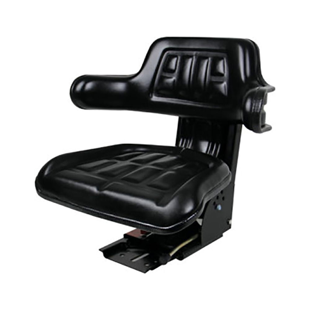 RAParts (1) Aftermarket Black Waffle Style Universal Tractor Suspension Seat With Tilt Fits
