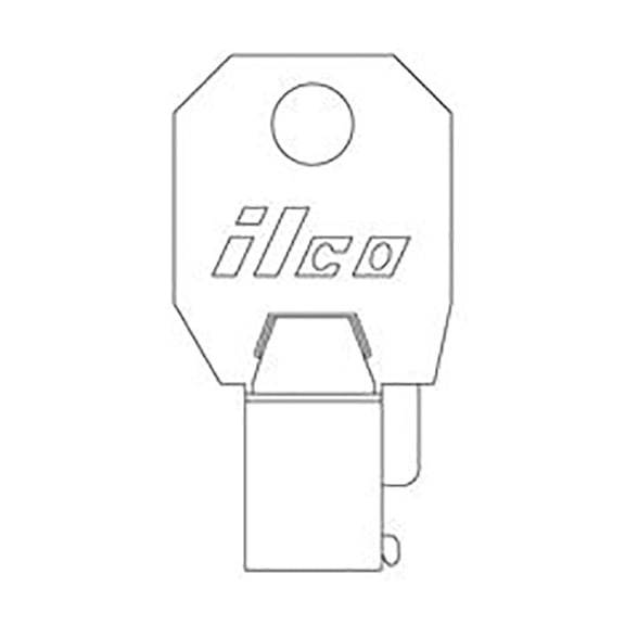 RAParts (1) New Replacement Kaba Ilco 1137S Tubular Key Blank for Chicago Locks