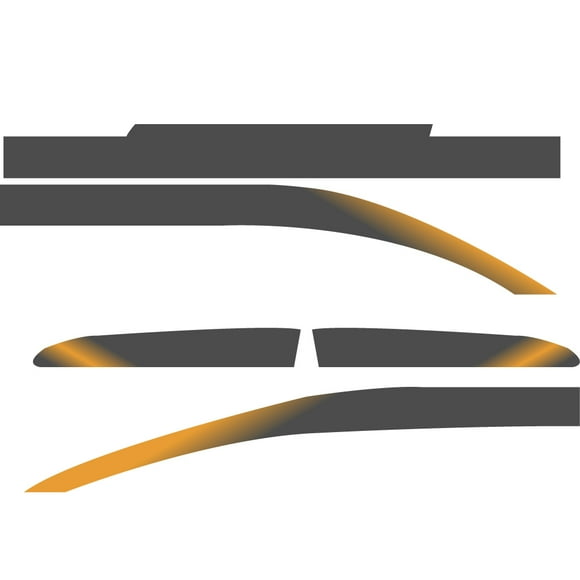 RAParts (1) Replacement Hood Decal Set EFPN16605VA Fits Ford Tractor: 2910 Force II