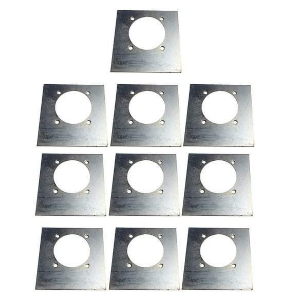 RAParts (10) Backing / Mounting Plates for D-Ring Tie Down Recessed D-Rings Rope Ring