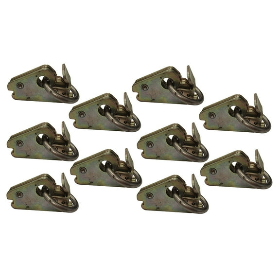 RAParts (10) E Track Rope Rings Heavy Duty Cargo Van Hook Enclosed Utility Box Trailer