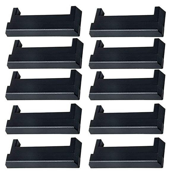 RAParts 10 E Track Tie-Down Rail End Covers Durable Black Plastic End Protector Caps