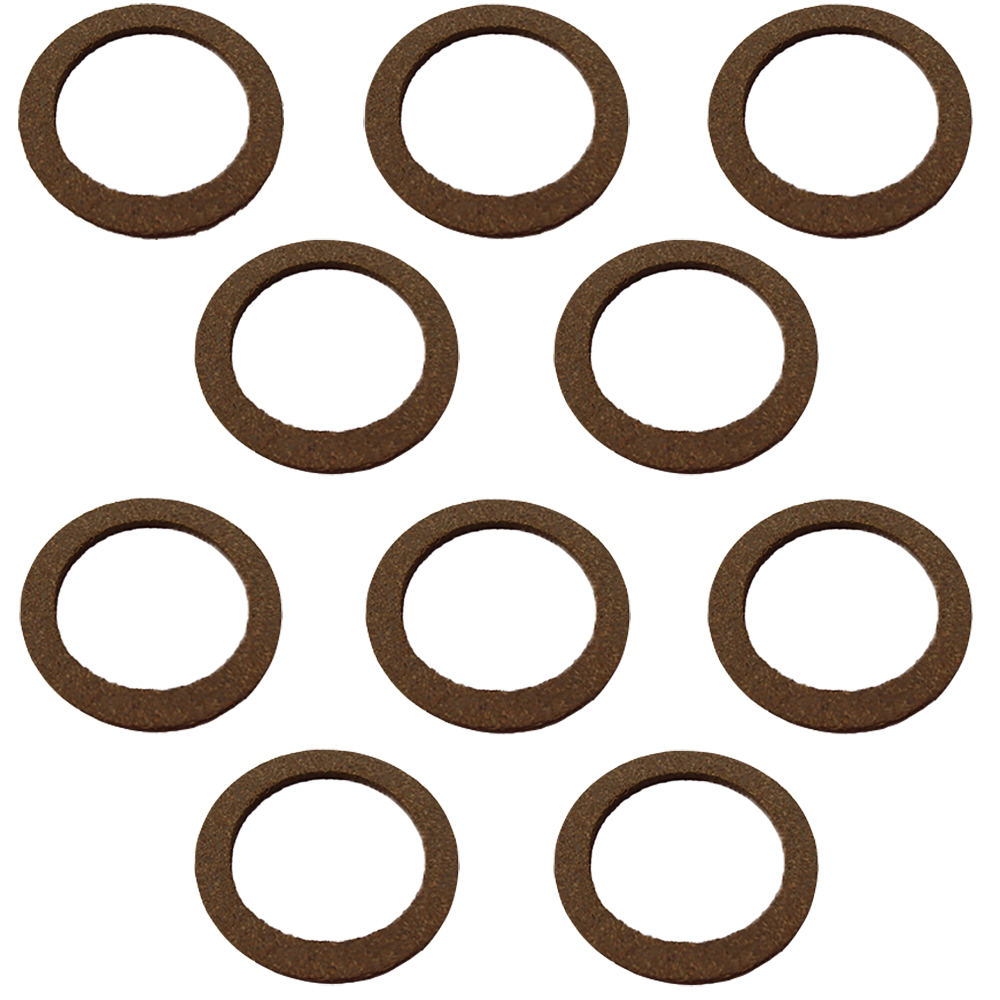 RAParts 10 Gas Fuel Sediment Bowl Gaskets NAA9160A Cork Material Fits